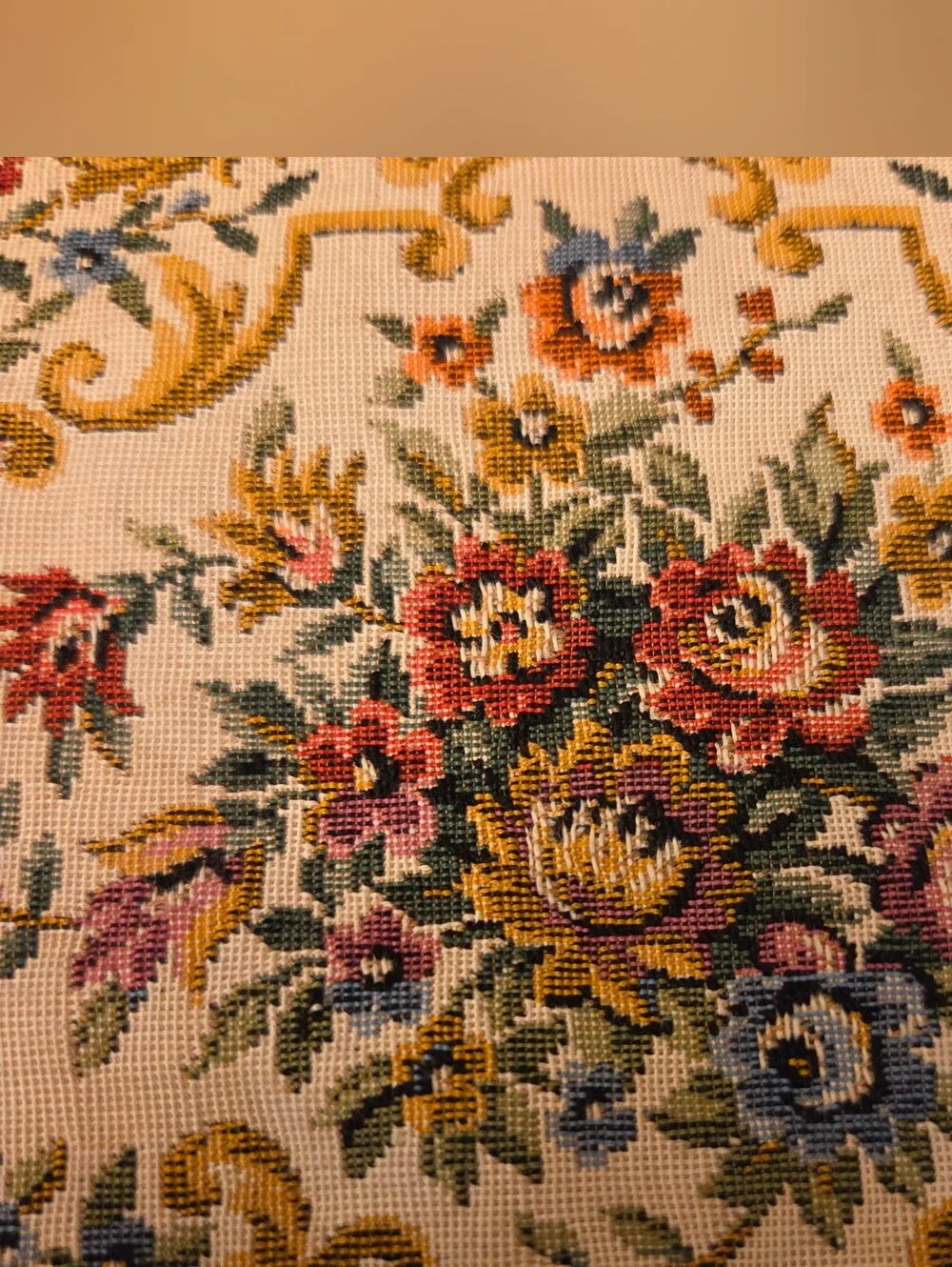 Vintage Walborg Hong Kong Floral Tapestry Clutch Purse Evening Bag Cottagecore